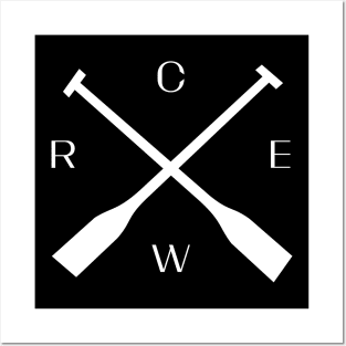 Rowing Crew minimalistic Posters and Art